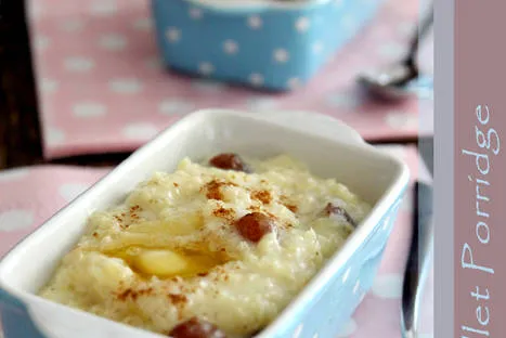 Millet Porridge, Млечна каша от просо