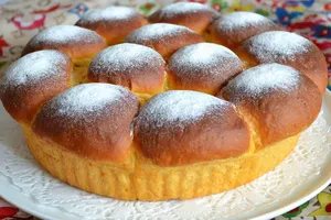 Кифли и руло от тиквено тесто