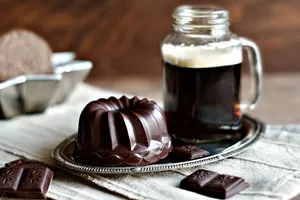 Шоколадови кексчета с шоколадова глазура
