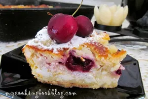 Сладкиш с череши и извара 