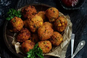 Зеленчукови кюфтенца с нахут