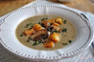 Крем супа с гъби и картофи
