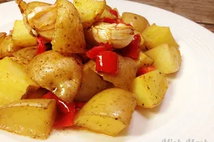 Печени картофи по гръцки