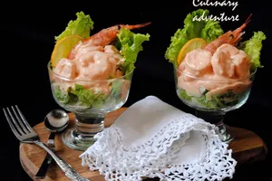 Prawn cocktail with Marie Rose sauce