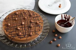 Шоколадова торта с тиква и лешници 