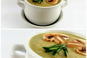 Гъбена крем супа с авокадо