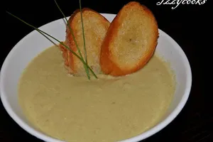 Крем супа от праз и целина
