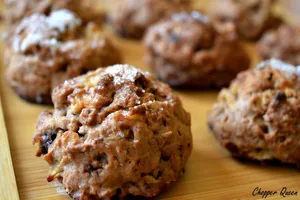 Ябълкови курабии с мюсли и канела
