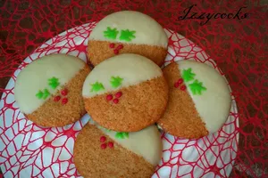 Джинджифилови бисквити с бял шоколад